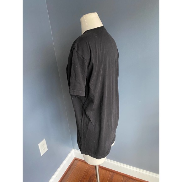 Men's Black indie t shirt, size Medium - Picture 4 of 7